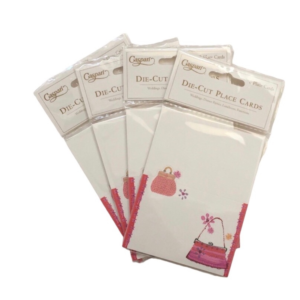 Caspari Masaki Bags Place Cards (Set of 4)